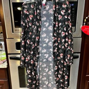 Sheer Bating suit long cover up